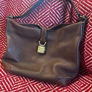 Dooney & Bourke Brown Leather Shoulder Bag